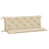 Vidaxl Garden Bench Cushions 2 St 150x50x7 cm Tessuto Oxford Beige