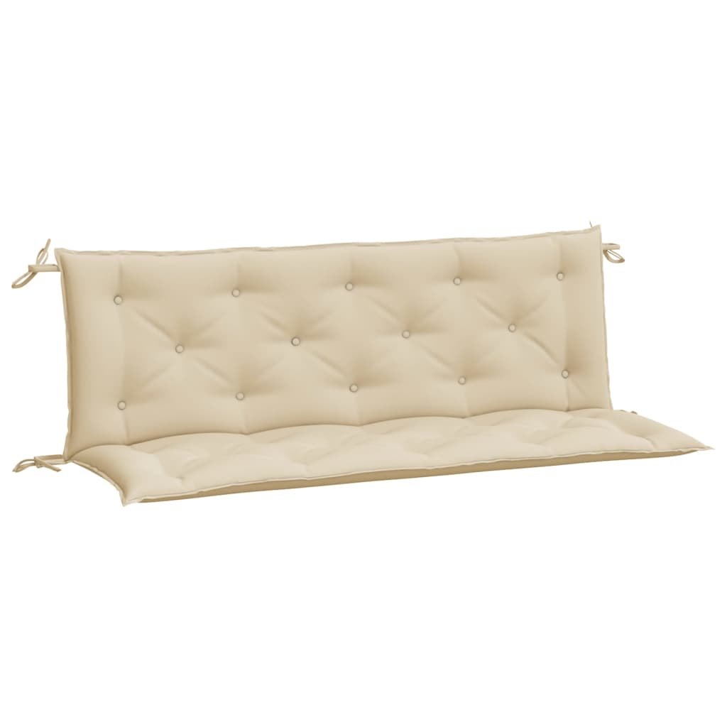 Vidaxl Garden Bench Cushions 2 St 150x50x7 cm Tessuto Oxford Beige