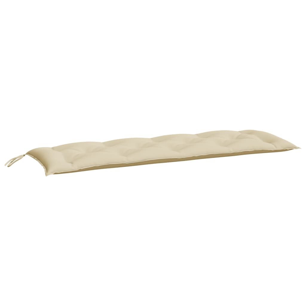 Vidaxl Garden Bench Cushions 2 St 150x50x7 cm Tessuto Oxford Beige