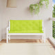 Vidaxl Garden Banch Cushions 2 St 150x50x7 cm tessuto Oxford chiaro verde