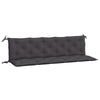 Vidaxl Garden Bench Cushions 2 PCS 180x50x7 cm Tessuto Oxford Antracite colorato