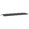 Vidaxl Garden Bench Cushions 2 PCS 180x50x7 cm Tessuto Oxford Antracite colorato