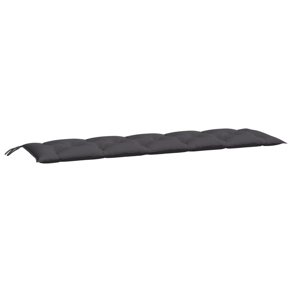Vidaxl Garden Bench Cushions 2 PCS 180x50x7 cm Tessuto Oxford Antracite colorato