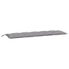 Vidaxl Garden Bench Cushions 2 PCS 180x50x7 cm tessuto Oxford grigio