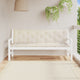 Vidaxx cojines para banco de jardín 2 unidades 180x50x7 cm tela oxford blanco crema