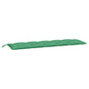 Vidaxl Garden Banch Cushions 2 St 180x50x7 cm tessuto Oxford verde