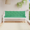 Vidaxl Garden Banch Cushions 2 St 180x50x7 cm tessuto Oxford verde