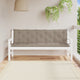 Vidaxl Garden Bench Cushions 2 PCS 180x50x7 cm Tessuto Oxford Taupe