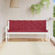 Vidaxl Garden Banch Cushions 2 ST 180x50x7 cm Exfort Wine Red