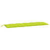Vidaxl Garden Bench Cushions 2 PCS 180x50x7 cm tessuto oxford chiaro verde