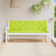 Vidaxl Garden Bench Cushions 2 PCS 180x50x7 cm tessuto oxford chiaro verde