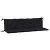 Vidaxl Garden Bench Cushions 2 St Oxford Fabric Modello nero