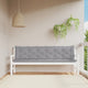 Vidaxl Garden Bench Cushions 2 ST 200x50x7 CM Oxford Fabric Gray