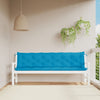 Vidaxl Garden Bench Cushions 2 St 200x50x7 cm tessuto oxford azzurro
