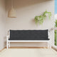 Vidaxl Garden Bench Cushions 2 St 200x50x7 cm tessuto oxford nero