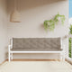 Vidaxl Garden Bench Cushions 2 St 200x50x7 cm Tessuto Oxford Taupe