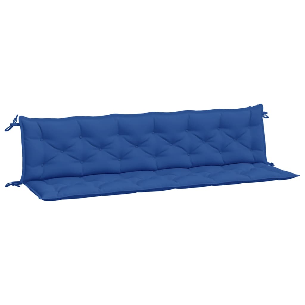 Vidaxl Garden Bench Cushions 2 ST 200x50x7 CM Oxford Fabric Blue