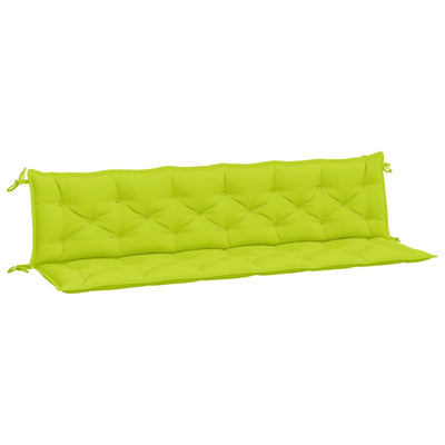 Vidaxl Garden Bench Cushions 2 ST 200x50x7 CM Oxford Fabric Clear Green