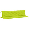 Vidaxl Garden Bench Cushions 2 St 200x50x7 cm tessuto Oxford Verde chiaro