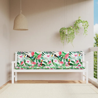 Vidaxl Garden Bench Cushions 2 ST 200x50x7 CM Fabric Multi -Colored