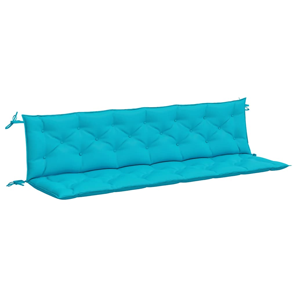 Vidaxl Garden Bench Cushions 2 ST 200x50x7 CM Fabric Turquesa