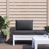 Cuscini di pallet Vidaxl 2 St tessuto antracite