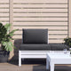 Cuscini di pallet Vidaxl 2 St tessuto antracite