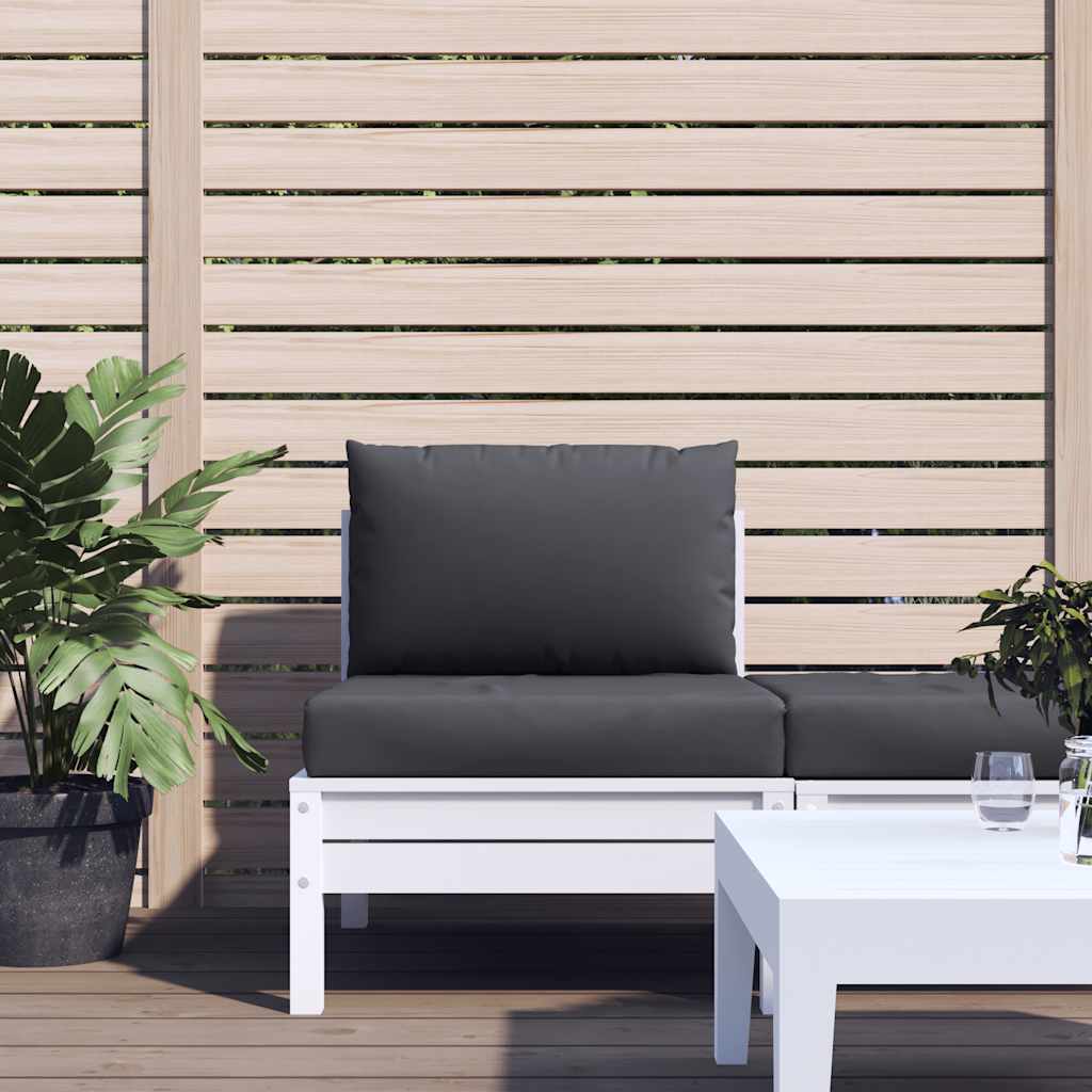 Cuscini di pallet Vidaxl 2 St tessuto antracite