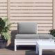 Cuscini da pallet Vidaxl 2 St tessuto grigio