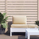 Vidaxl Pallet Cushions 2 St Fabric Beige