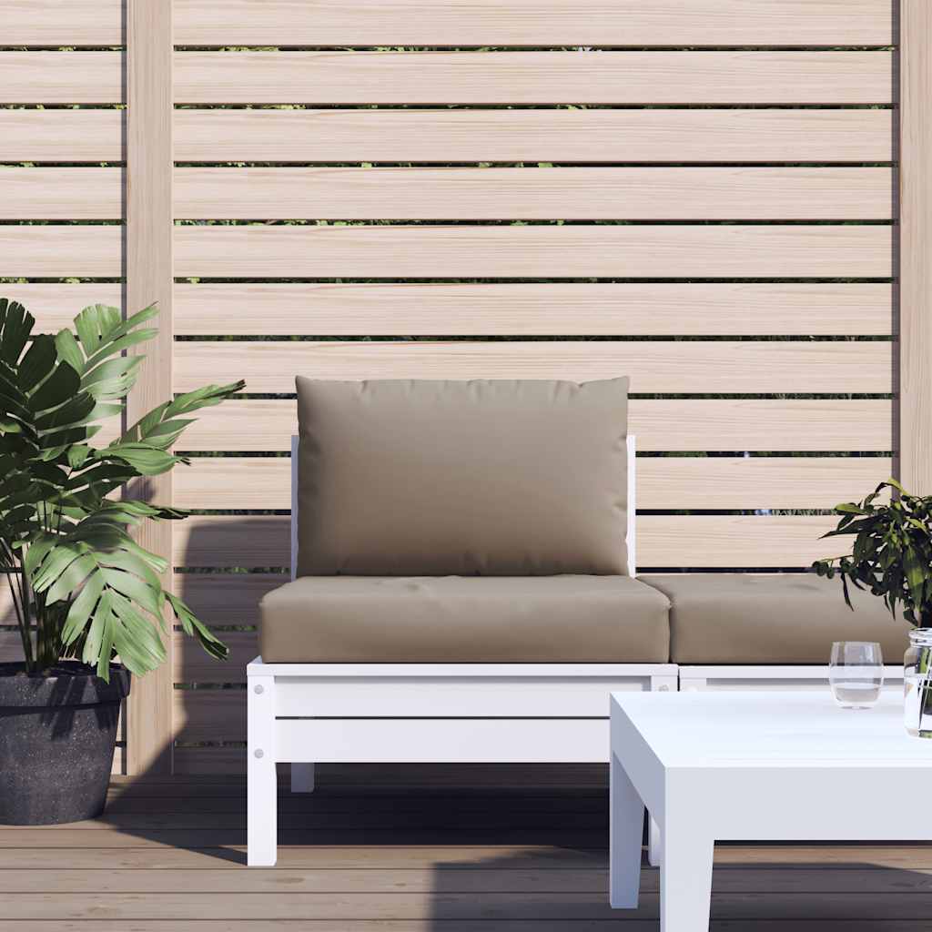 Vidaxl Pallet Cushions 2 St Oxford Fabric taupe