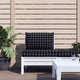 Cuscini per pallet VidaXL 2 pezzi in tessuto oxford con motivo a rombi nero
