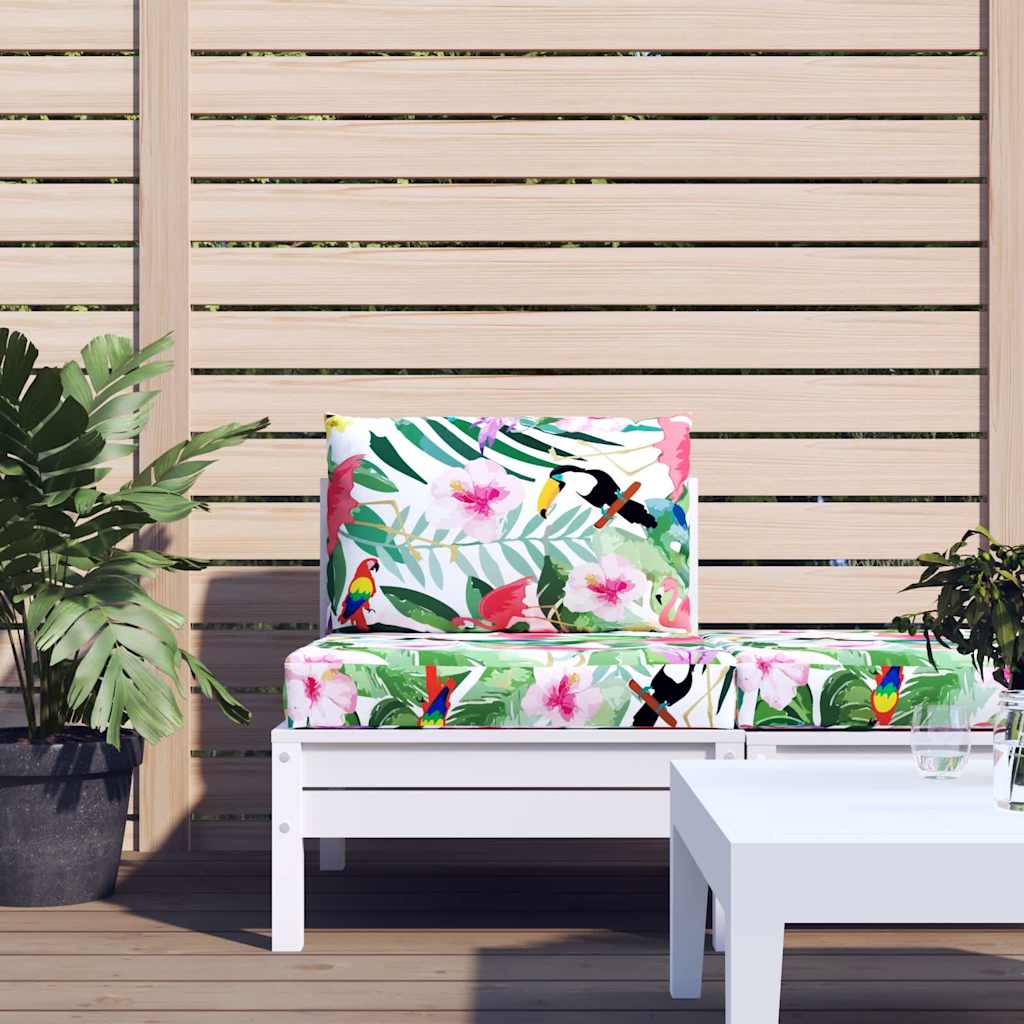 Vidaxl Pallet Cushions 2 St Oxford Fabric multilorato
