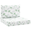 Vidaxl Pallet Cushions 2 ST fogliare Tessuto Oxford