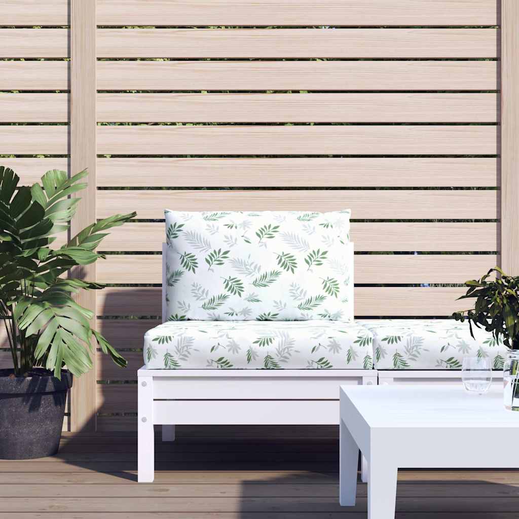 Vidaxl Pallet Cushions 2 ST fogliare Tessuto Oxford