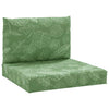 Vidaxl Pallet Cushions 2 ST fogliare Tessuto Oxford