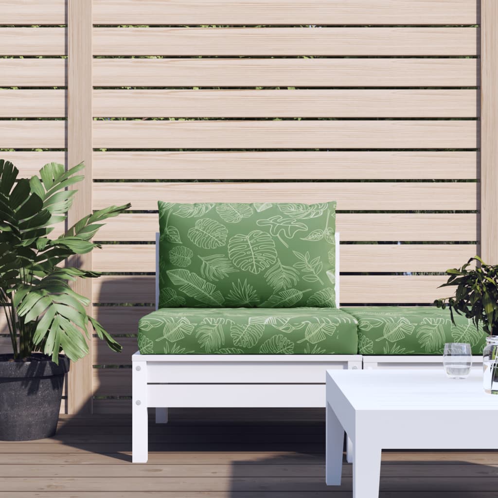 Vidaxl Pallet Cushions 2 ST fogliare Tessuto Oxford