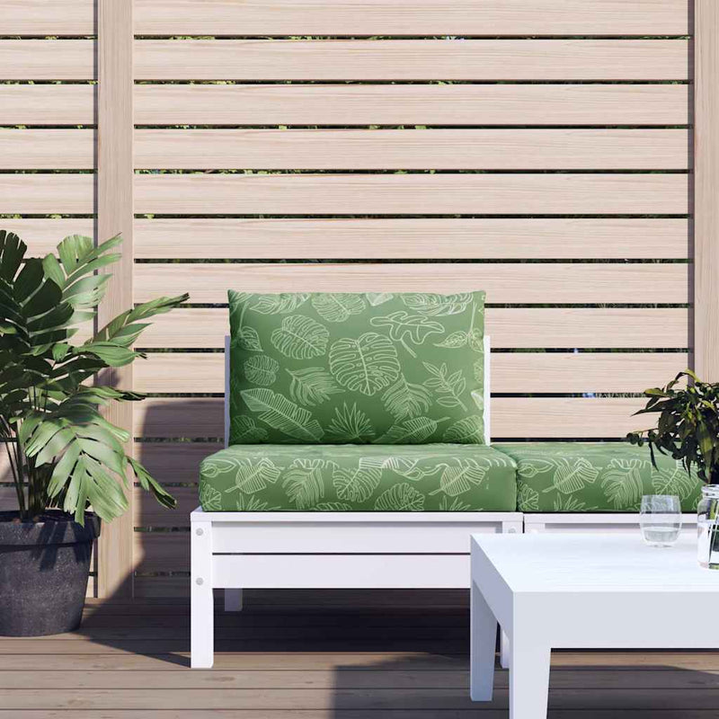 Vidaxl Pallet Cushions 2 ST fogliare Tessuto Oxford
