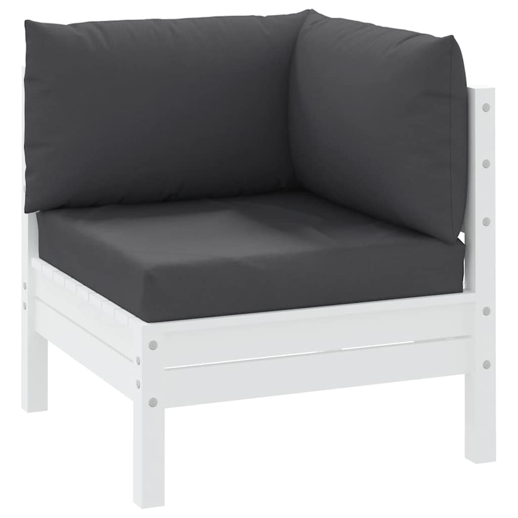 Cuscini per pallet VidaXL 3 pezzi in tessuto oxford antracite