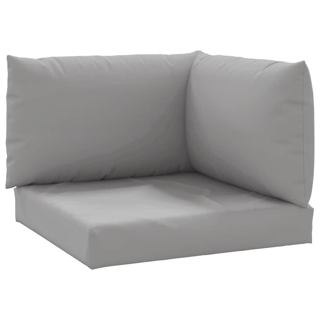 Cuscini per pallet VidaXL 3 pezzi in tessuto oxford grigio
