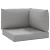 Cuscini per pallet VidaXL 3 pezzi in tessuto oxford grigio
