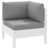 Cuscini per pallet VidaXL 3 pezzi in tessuto oxford grigio