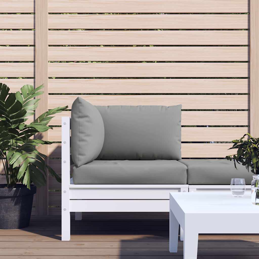 Cuscini per pallet VidaXL 3 pezzi in tessuto oxford grigio