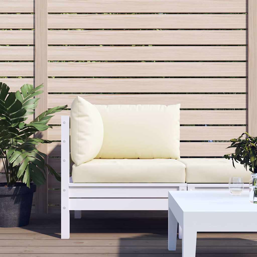 Cuscini di pallet Vidaxl 3 St Oxford Fabric Crèmewit