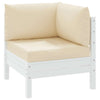 Cojines de paleta Vidaxl 3 st oxford tela beige