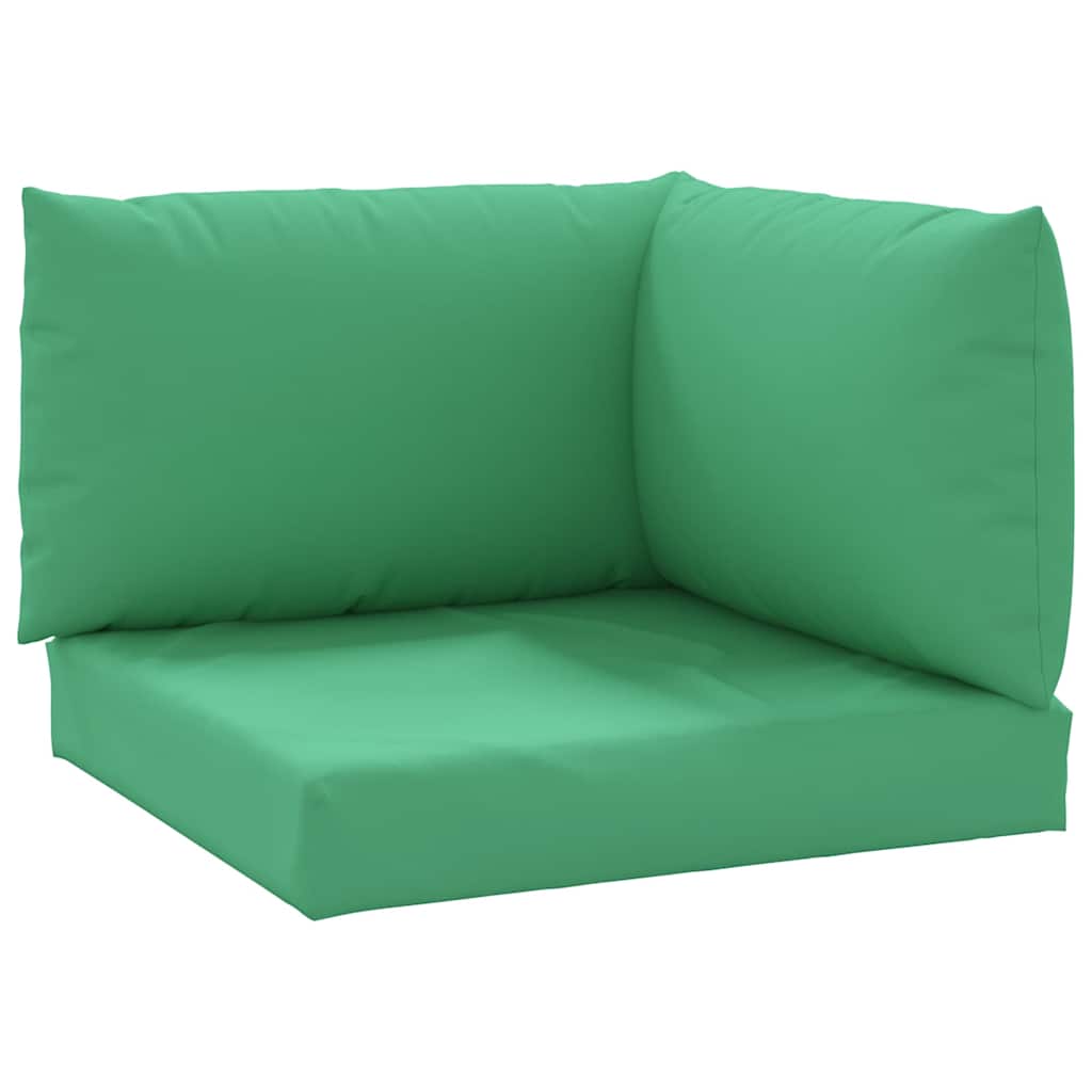 Cuscini per pallet VidaXL 3 pezzi in tessuto oxford verde