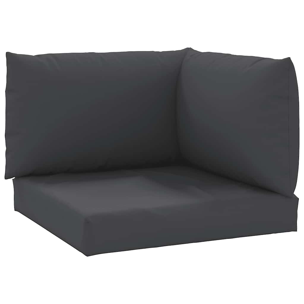 Cuscini per pallet VidaXL 3 pezzi in tessuto oxford nero