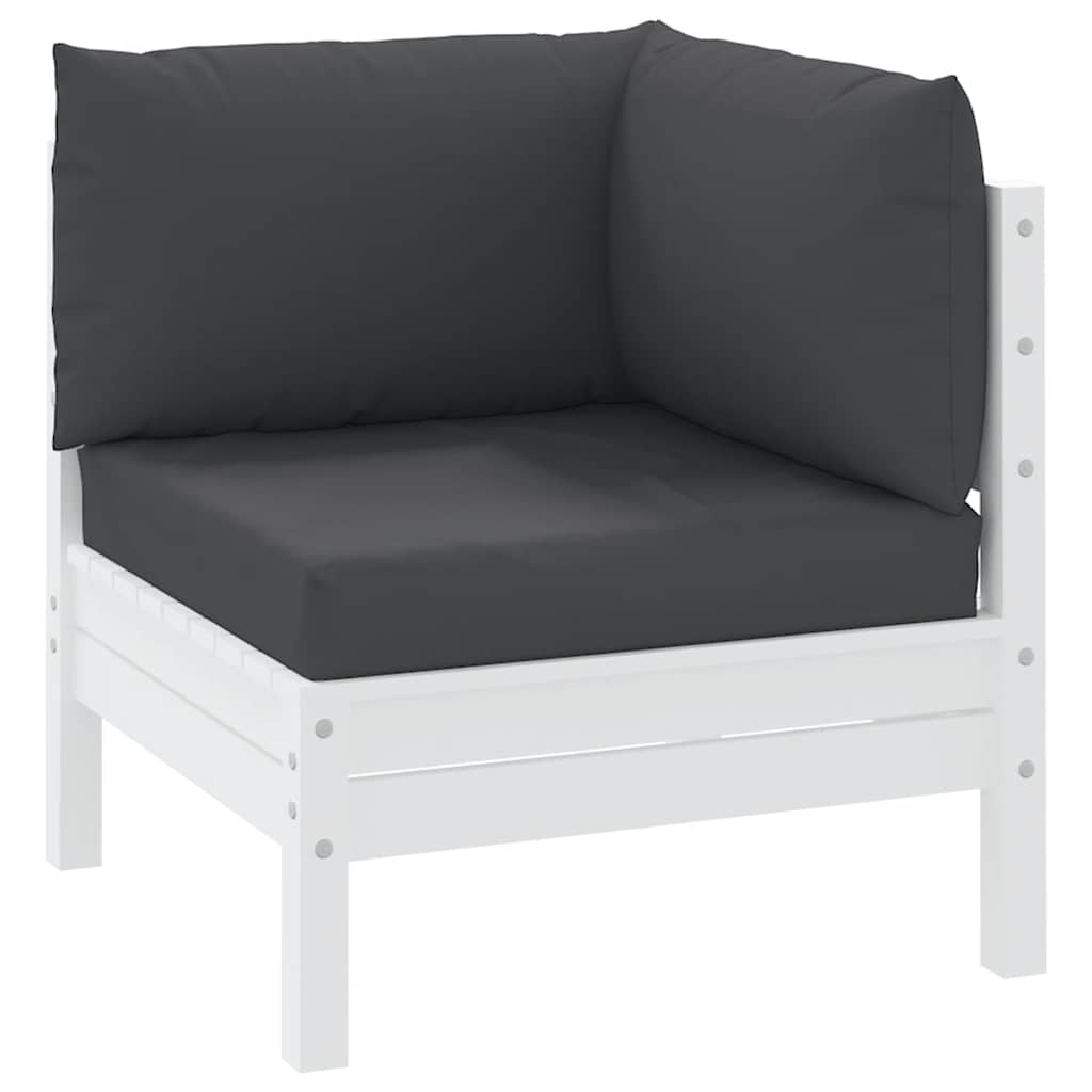 Cuscini per pallet VidaXL 3 pezzi in tessuto oxford nero