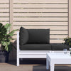 Cuscini per pallet VidaXL 3 pezzi in tessuto oxford nero