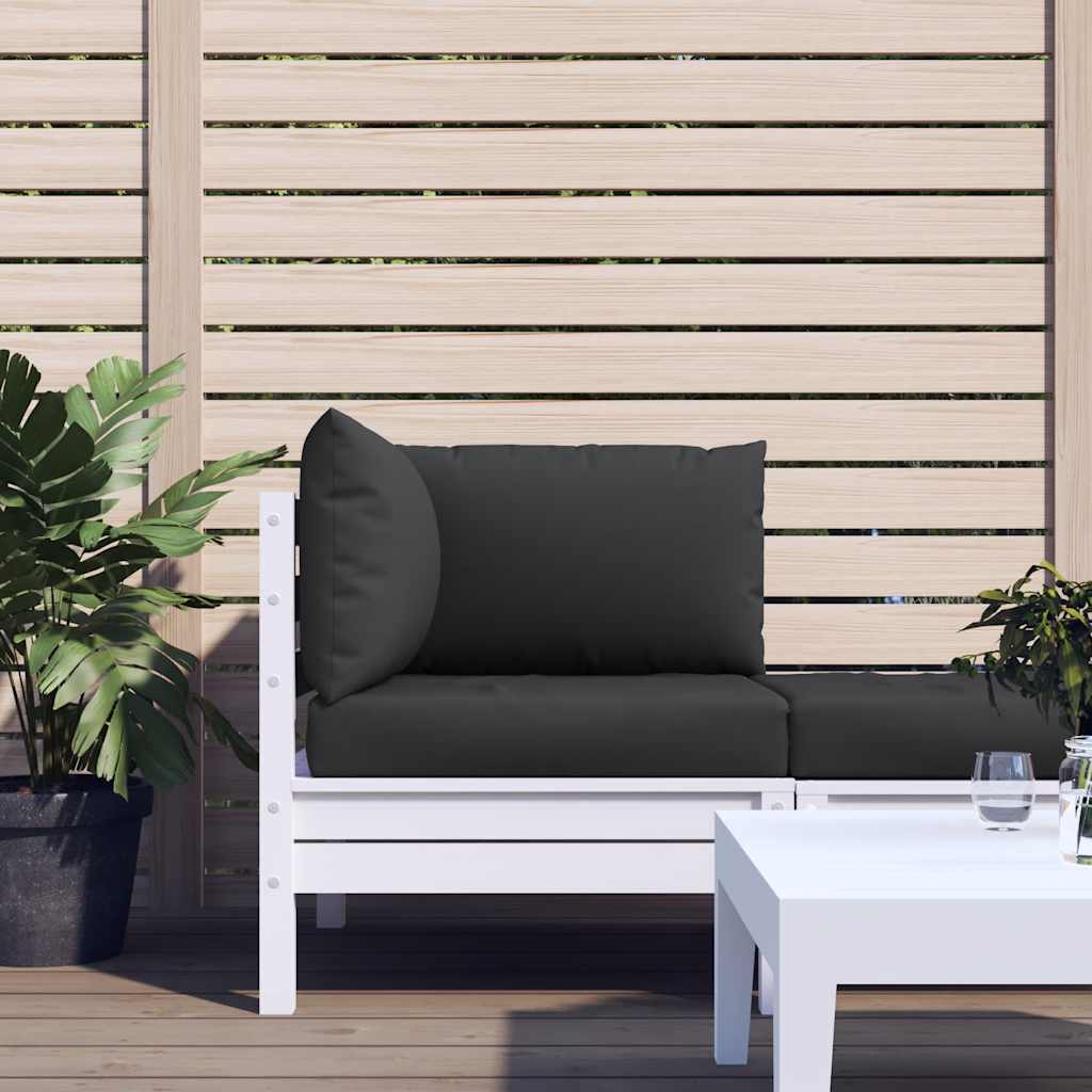 Cuscini per pallet VidaXL 3 pezzi in tessuto oxford nero